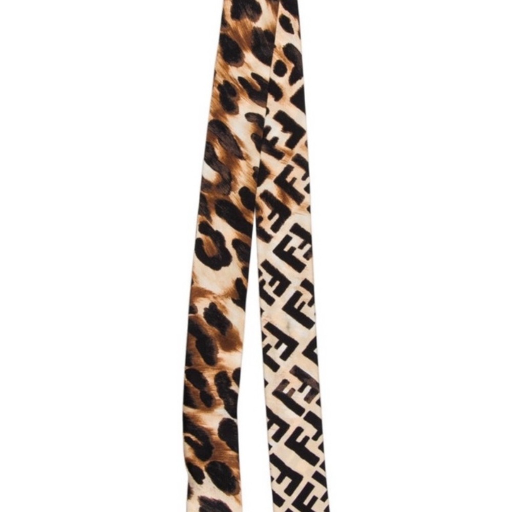Animal Print Silk Scarf